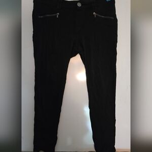 Wit & Wisdom Black Trousers with Zipper Accents